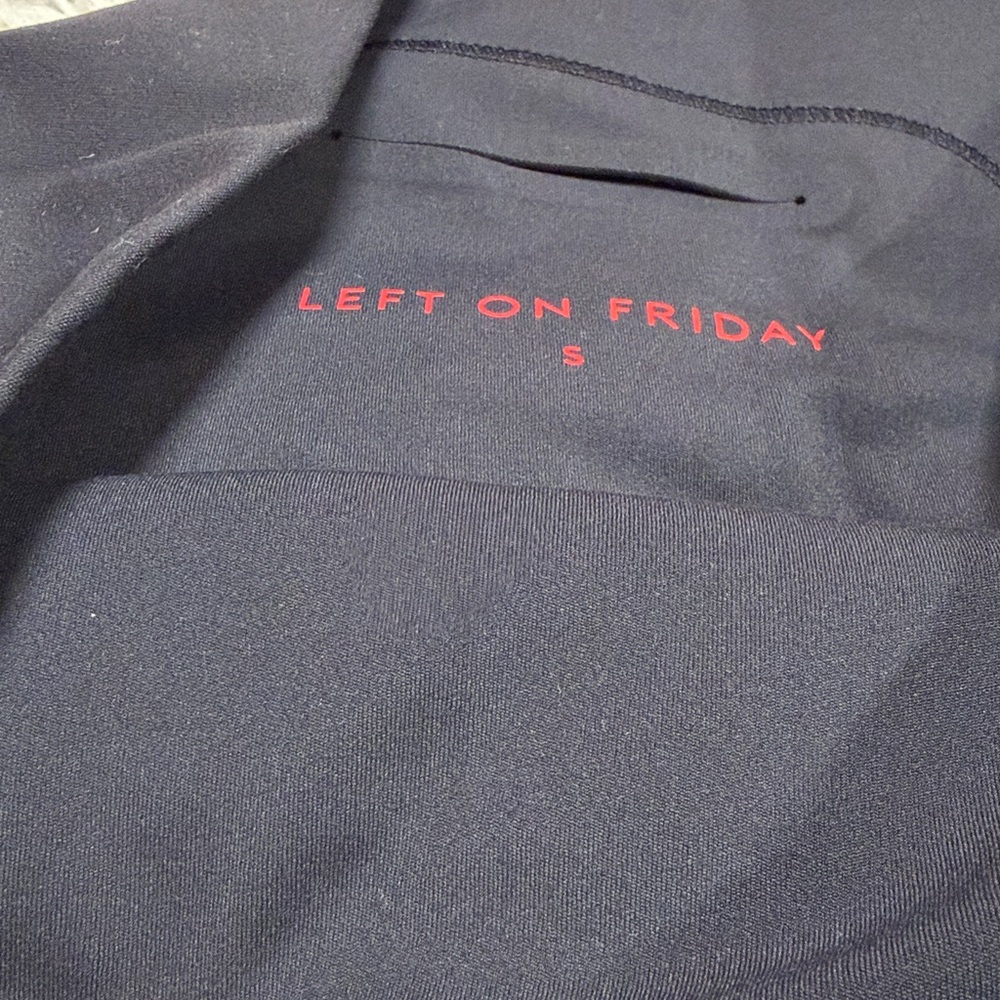 Left On Friday Black Cropped High-Waist Capris - Picture 2 of 3